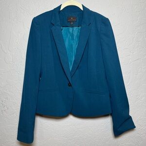 Worthington Women's Teal Blazer Medium
